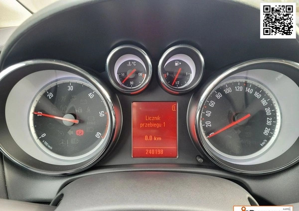 Opel Astra cena 27900 przebieg: 240000, rok produkcji 2011 z Kąty Wrocławskie małe 529